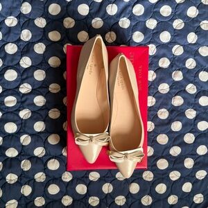 Kate Spade Emma leather Bow Flats made in Brazil new in box size 9